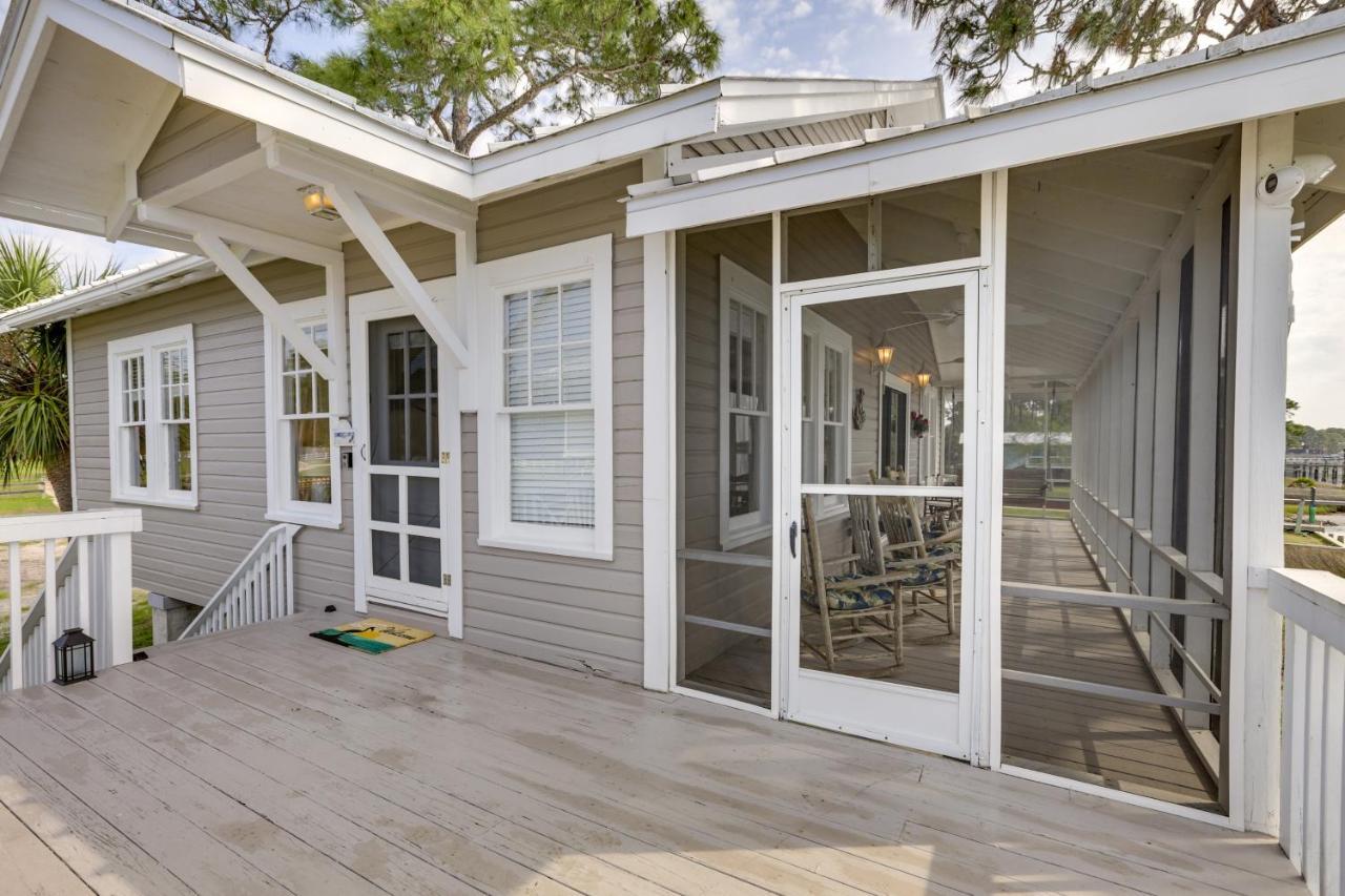 Waterfront Ochlockonee Bay Cottage With Views! Panacea Exteriör bild