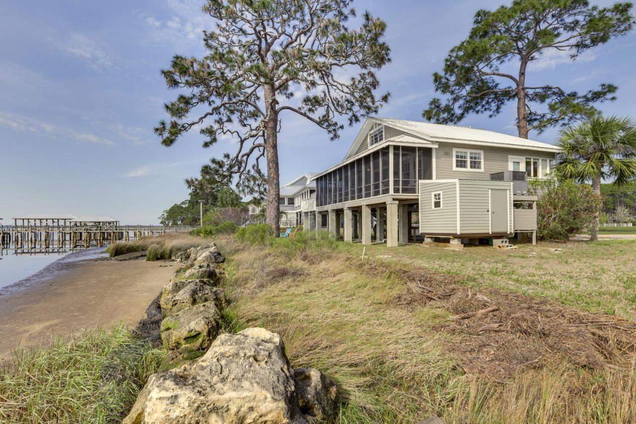 Waterfront Ochlockonee Bay Cottage With Views! Panacea Exteriör bild