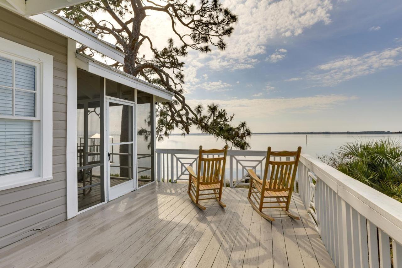Waterfront Ochlockonee Bay Cottage With Views! Panacea Exteriör bild